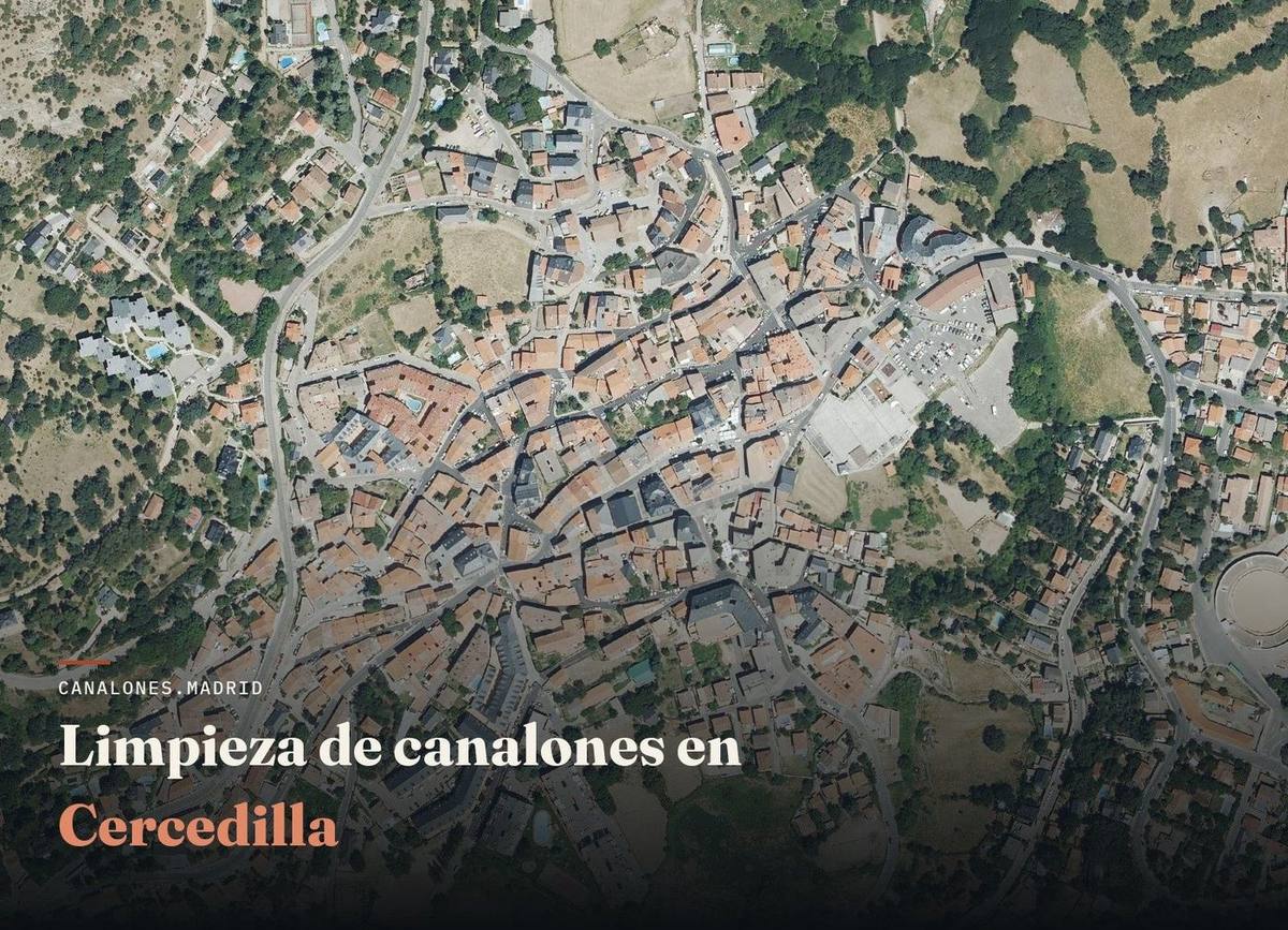 Limpieza de canalones en Cercedilla | canalones.madrid Cercedilla (Madrid): canalones.madrid ofrece limpieza profesional de canalones para evitar atascos y goteras, en la zona de sierra alta de la Comunidad de Madrid.