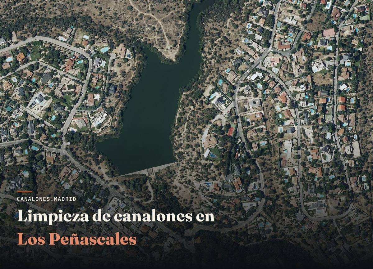 Limpieza de canalones en Los Peñascales | canalones.madrid Los Peñascales (Madrid): canalones.madrid ofrece limpieza profesional de canalones para evitar atascos y goteras, en el oeste de la Comunidad de Madrid.